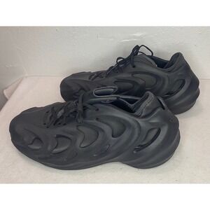 Adidas AdiFOM Q Sneakers Mens 10.5 Black  HP6581 Foam Cutout Techwear Shoes